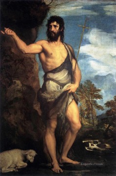 San Juan Tiziano Tiziano Pinturas al óleo